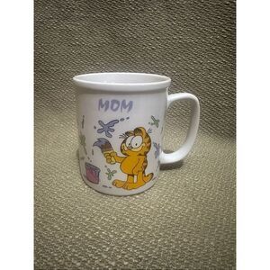 Vintage 1978 Garfield Cat Ceramic Coffee Tea Cup Mug Mom